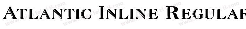 Atlantic Inline Regular字体转换
